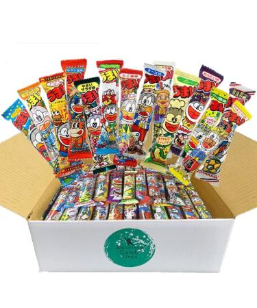 Japanese Candy Ninja: Assorted Japanese Snacks Umaibo 55 packs of 11 flavors each from Dagashi