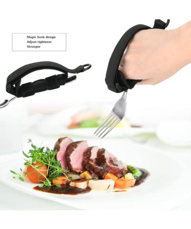 ZQFIDFYR Adaptive Utensils Universal Cuff Utensil Adjustable Holder Strap for Holding Cutlery Fork Teaspoon Tablespoon Parkinsons Utensils for Tremors Arthritis Parkinsons Elderly Adults - Buy Online on GoSupps.com