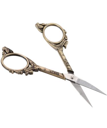Beauty Small Scissors Reusable Eyebrow Scissor Beauty Accessory Nose Hair Accessory Beauty Scissor Multi-Function Eyebrow Scissor Stainless Steel Eyebrow Scissor Home Accessory As Shown