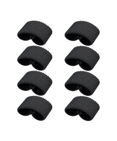 MiOYOOW 8PCS Elastic Web Belt Keepers Tactical Retainer Band Organizers Webbing Holder for 2.5cm Wide Belt Straps