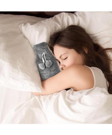 2L Rubber Long Hot Water Bottle with Plush Cover 73cm Wearable Extra Long Bag for Pain Relief - Buy Online on GoSupps.com