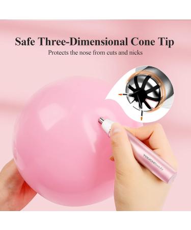 TOUCHBeauty Ear and Nose Hair Trimmer for Women Nose Hair Clipper Women Painless Nose Trimmer Ladies Facial Hair Trimmer Pink - Buy Online on GoSupps.com