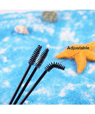 100 Pcs Disposable Eyelash Mascara Brushes with Case Cozylkx Wands Applicator Makeup Brush Makeup Kits Black & Pink 100 Pcs Black Pink - Buy Online on GoSupps.com