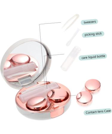 Healvian Contact Lens Container Set | Travel Light Care Kit with Mirror | Linsen Etui for Glasses & Lens Storage - Buy Online on GoSupps.com