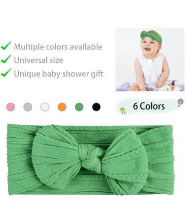 Aolso Baby Girl Nylon Headbands 6pc Set | Newborn to Toddler Hair Accessories - Buy Online on GoSupps.com