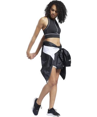 Reebok Core 10 Women's Longline Crop Top XL - Black | Light Support - Buy Online on GoSupps.com