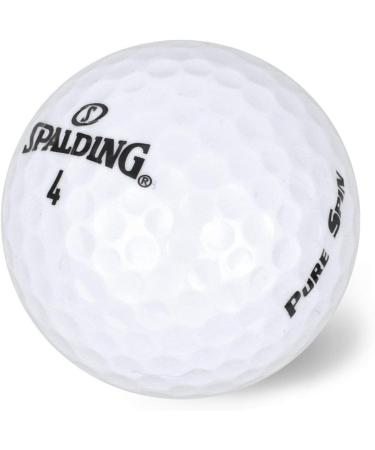 SPALDING Pure Spin 12 Ball Pack - White | Premium Golf Balls - Buy Online on GoSupps.com