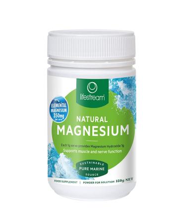 Lifestream Natural Magnesium (Pure Marine Source) Powder 150g