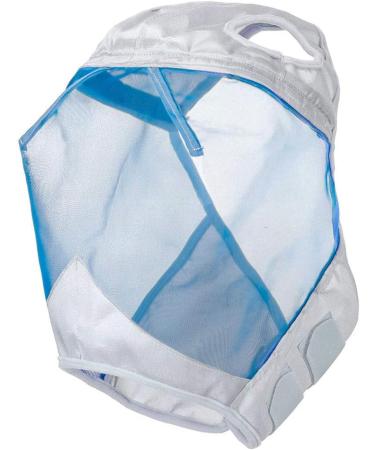 Harrison Howard CareMaster Horse Fly Mask - UV Protection No Ears & Nose Hawaiian Blue - Warmblood Size L - Buy Online on GoSupps.com