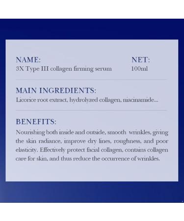 ACSUSS 100ml Hydrating Facial Serum: Lightweight Texture with Niacinamide Collagen Complex and Hyaluronic Acid White One Size One Size White - Buy Online on GoSupps.com
