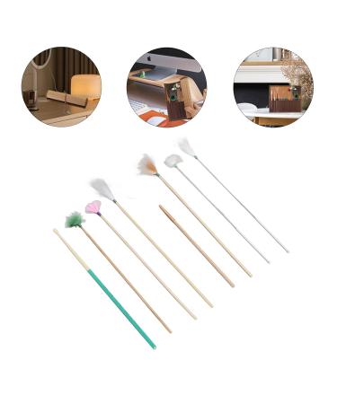 7PCS Ear Clean Feather Kit for Ear Wax Removal and Massage - Bamboo Mat Included - Buy Online on GoSupps.com