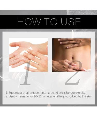 Sculptique Abs Sculpting Cream - 2pcs Abdominal Muscle Firming & Fat Burning Massage Cream - Buy Online on GoSupps.com