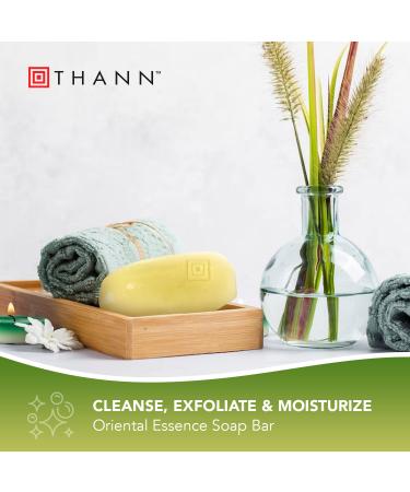 Thann Oriental Essence Body Soap Bar - Gentle Exfoliation with Rice Grains Moisturizing Rice Bran & Camellia Oils Uplifting Kaffir Lime & Lemongrass - 3.4 fl oz | International Shipping Available - Buy Online on GoSupps.com