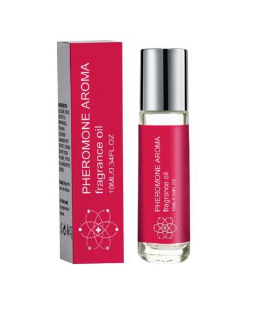 Roll-On Pheromone Perfume for Women rollerball perfume travel perfume clean perfume Long-Lasting Pheromone-Infused Essential Oil - 0.34 fl.oz