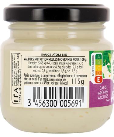 Jardin BiO tic - Sauce A oli 115 g (Lot de 1) - Buy Online on GoSupps.com