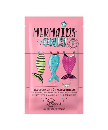 Dresdner Essenz Mermaids Only Bath Foam for Water Nix - Relaxing and Sensual Bath with Orange and Juniper Berry Oil - Relaxing Almond Oil and Sunflower Oil for