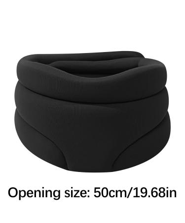 Soft Foam Neck Brace for Sleeping | Pressure Relief & Support | Generically Correct Neck Support - Black - Buy Online on GoSupps.com