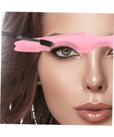 WOONEKY Silicone Beauty Ruler Tape Silicone Mold Mascara Shield Guard Mutitool Travel Make up Pink Stencil 15X4.15CM Pink - Buy Online on GoSupps.com
