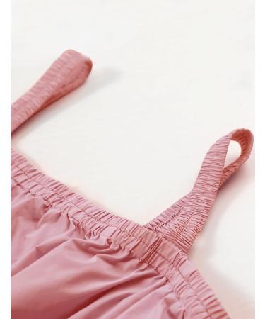 Lovdaswi Women's Lightweight Warm Up Rompers Shorts - Pink (Size Large) - Buy Online on GoSupps.com