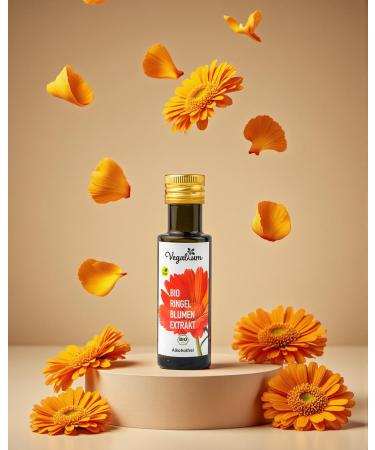  Vegablum Vegablum Organic Calendula Extract - 100ml Liquid - Vegan - Additive-free - Alcohol-free - Calendula (100ml calendula) - Buy Online on GoSupps.com