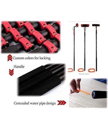Window Cleaning Pole photovoltaic cleaner Window Cleaning Water-fed Pole Water Fed Brush Water Fed Pole Kit Window Cleaning Pole Water/Hose Fed Pole Window Cleaning Brush 35cm Brush Head 9M/30FT - Buy Online on GoSupps.com