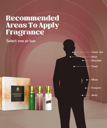 Trio Luxury Perfume Gift Set (3 x 20ml) | With Shanaya White Oud Safwan Perfume Unisex Strong Woody Fruity Amber Long Lasting EDP Fragrance Set - Buy Online on GoSupps.com