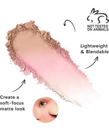 Baked Powder Foundation Setting & Finishing Powder for Long-lasting Natural Makeup - Oil Control Brightening and Lightweight Formula (#1 Fair contour) 11 g (Pack of 1) #1 Fair - Buy Online on GoSupps.com