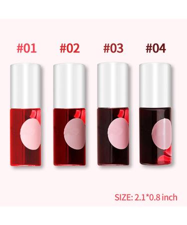 ZSSEMEI Cherry Lip Stain Tint Set - Long Lasting, Hydrating, Waterproof - Shimmery Natural Lip Gloss - Easy Application - Sexy Lip Color Makeup - Buy Online on GoSupps.com