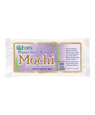 Eden Organic Sweet Brown Rice Mochi, Whole Grain, Traditionally Made in Japan, 10.5 oz 10.5 Ounce (Pack of 1)