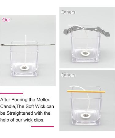 25 Pcs Metal Wick Centering Tool for Candle Making - 4.7 Inch Candel Wick Holders - Buy Online on GoSupps.com