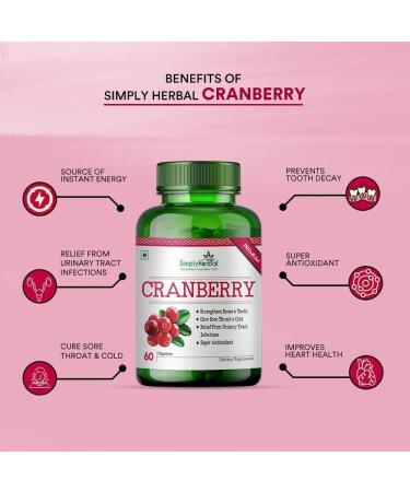 Puu D Mannose Cranberry Extract Capsules 800mg with Probiotics & Antioxidants - UTI Relief for Women & Men | 60 Capsules - Buy Online on GoSupps.com