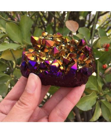 Specimen 200G Angel Aura Quartz Crystal Cluster for Decoration