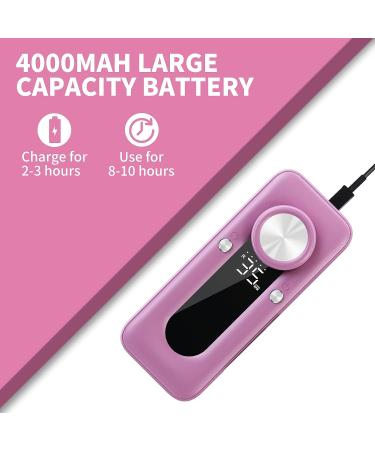 Jenawin Professional Electric Nail Drill Machine 35000 RPM | Rechargeable Cordless Nail File for Acrylic Nails & Manicure - 64 PCS Set - Buy Online on GoSupps.com