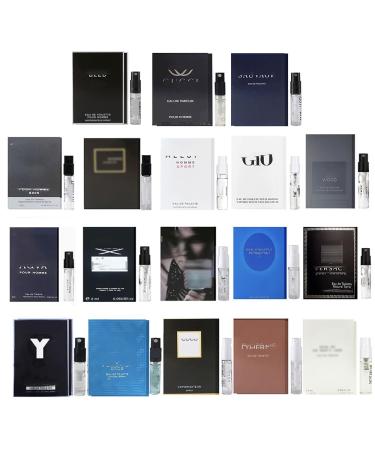 Men s Cologne Perfume Sampler Sets High End Designer Brand Fragrance Samples (Random 12 Pcs)