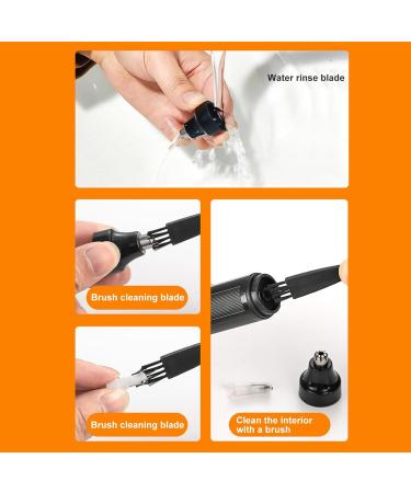 Nose Hair Trimmer for Men & Women - Rechargeable Portable Facial Hair Clipper for Home & Travel - Professional Quality Sleek Black Design - Buy Online on GoSupps.com