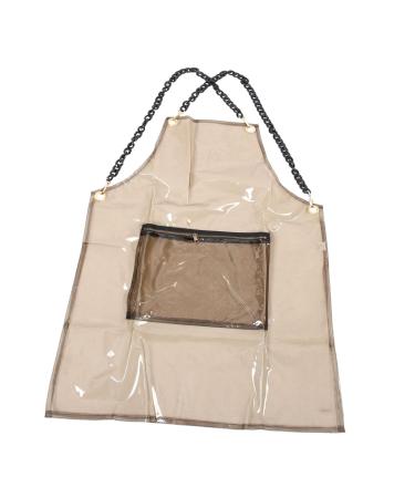 FRCOLOR Work Dress Coveralls for Men Mens Overalls Work Jackets for Men Barber Aprons for Men Kitchen Apron Hairstylist Apron Aprons with Pocket Salon Apron Man Tpu Hair Dye Accessories