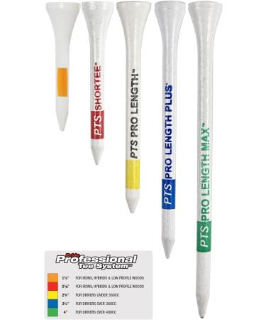 White Shortee Tee 120 Count - 2-1/8 inch - 100% Natural Hardwood - Buy Online on GoSupps.com