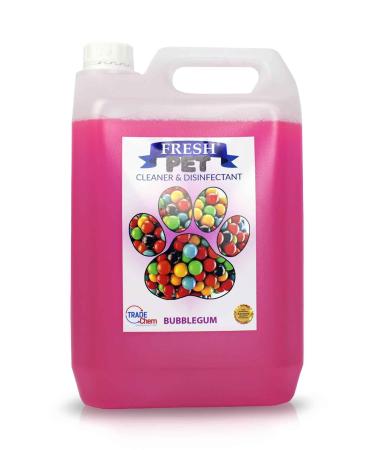 Fresh Pet Kennel/Cattery Disinfectant and Deodoriser - 5L (BUBBLEGUM)