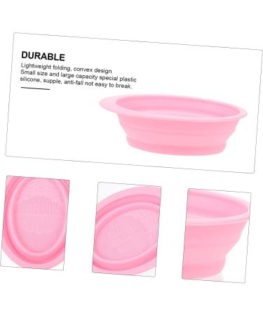 DOITOOL Cleaning Pad Silicone Cleaning Brush Doll Cake Pan Silicone Scrubbers Makeup Brush Cleaning Scrubber Makeup Brush Scrubber Washers Makeup Egg Cosmetic Pink Silica Gel 14.5x11cm Pink - Buy Online on GoSupps.com