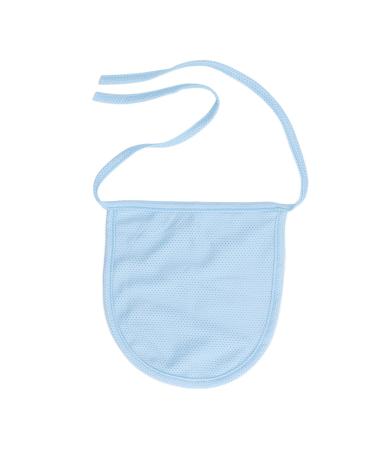 Neck Protection Neck Trachea Cover Double Layer Breathable Adjustable Length Dust Protection (Blue)