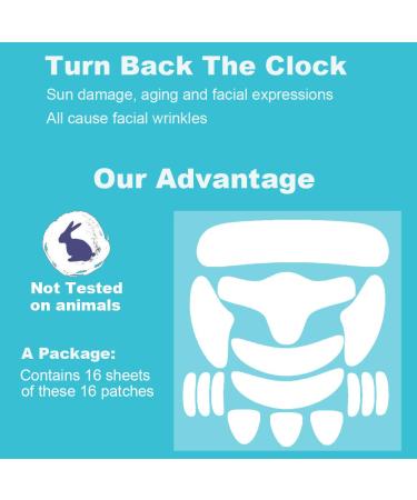 AGOPLEE Face Wrinkle Remover Strips - Set of 256 - Anti-Wrinkle Patches for Forehead, Eyes, Mouth, and Upper Lip - Wrinkle Treatment - Buy Online on GoSupps.com