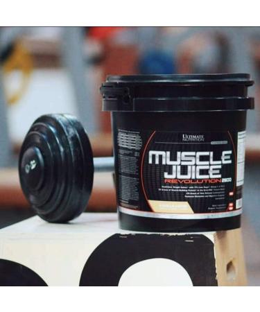 Ultimate Nutrition Muscle Juice Revolution 2600 Lean Muscle Mass Gainer Protein Powder - Strawberry 11.1 lbs - Buy Online on GoSupps.com