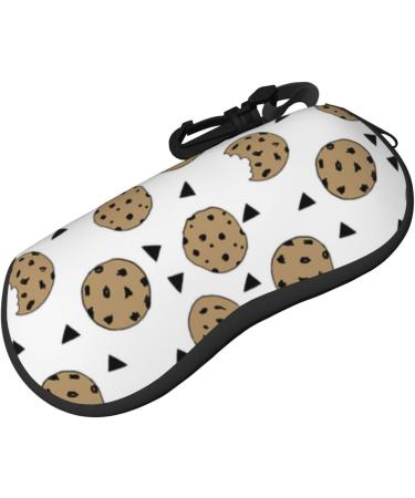 OPSREY Delicious Sweet Ramen printed Glasses Case Portable Zip Storage Case Neutral Sunglasses Soft Case Cookies Food Chip Biscuits One Size - Buy Online on GoSupps.com