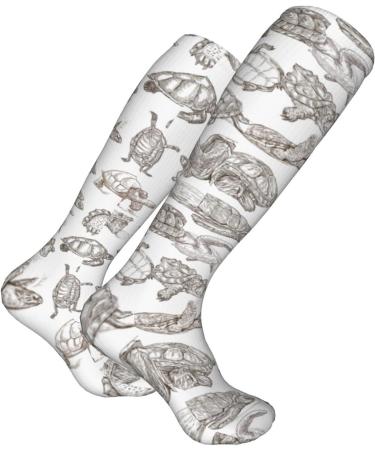 Turtle Compression Socks for Men & Women | 15-20 mmHg for Running & Cycling Support - Buy Online on GoSupps.com