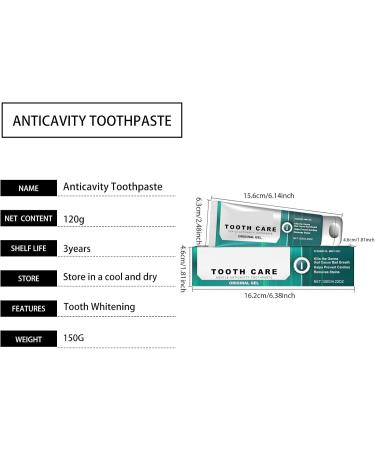 Dentifrice Soin Fra cheur Menthe Nettoie la Surface Des Dents R duit L'accumulation de Plaque Dentaire Pr vient la Formation de Tartre et Garde Les Dents Blanches(5pcs) - Buy Online on GoSupps.com