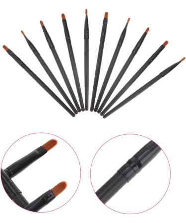 WOONEKY 10pcs Nose Shadow Brush Face Powder Brush Eye Beauty Brush Cosmetic Kit Cream Blush Wooden Handle - Buy Online on GoSupps.com