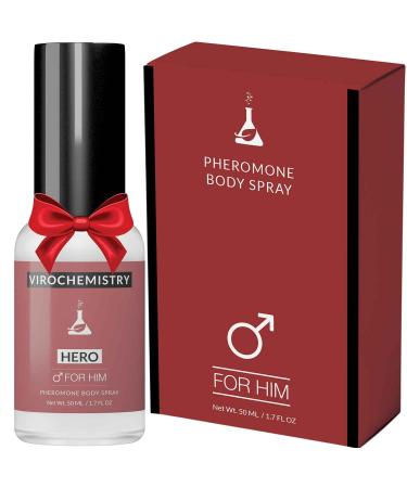 Pheromones to Attract Women for Men (Hero) Body Spray - Bold Extra Strength Human Pheromones Fragrance Body Spray - 50ml (Human Grade Pheromones to Attract Women)