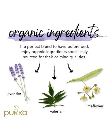 Pukka Organic Tea Bags  Night Time Herbal Tea with Chamomile  Lavendar & Valerian  Perfect for Easing into a Soothing Sleep  20 Count (Pack of 3) 60 Tea Bags Night Time 60 Tea Bags - Buy Online on GoSupps.com