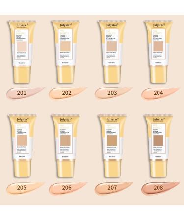 INTEROOKIE Moisturizing and Oil Controlling Natural and Long Lasting Liquid Foundation ThreeDimensional Beauty Repair and Skin Care Foundation Makeup Liquid Foundation 203 - Buy Online on GoSupps.com