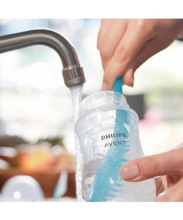 Buy Philips Avent Bottle and Teat Brush SCF145/06 - Blue | Optimal Cleaning for Baby Bottles | Fast International Shipping - Buy Online on GoSupps.com